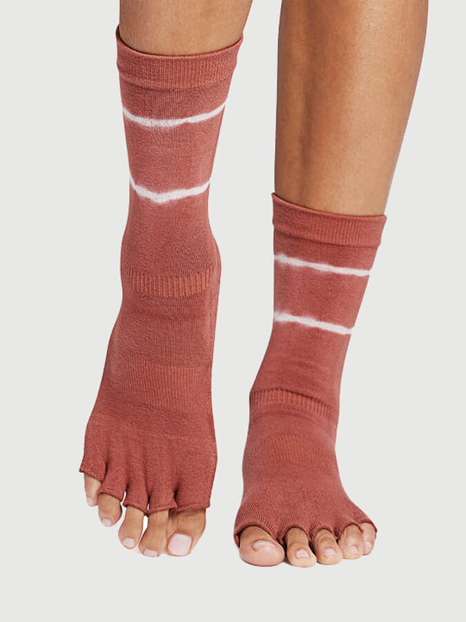 ToeSox Crew Half Toe Women's Yoga Grip Socks Yoga Studio Store