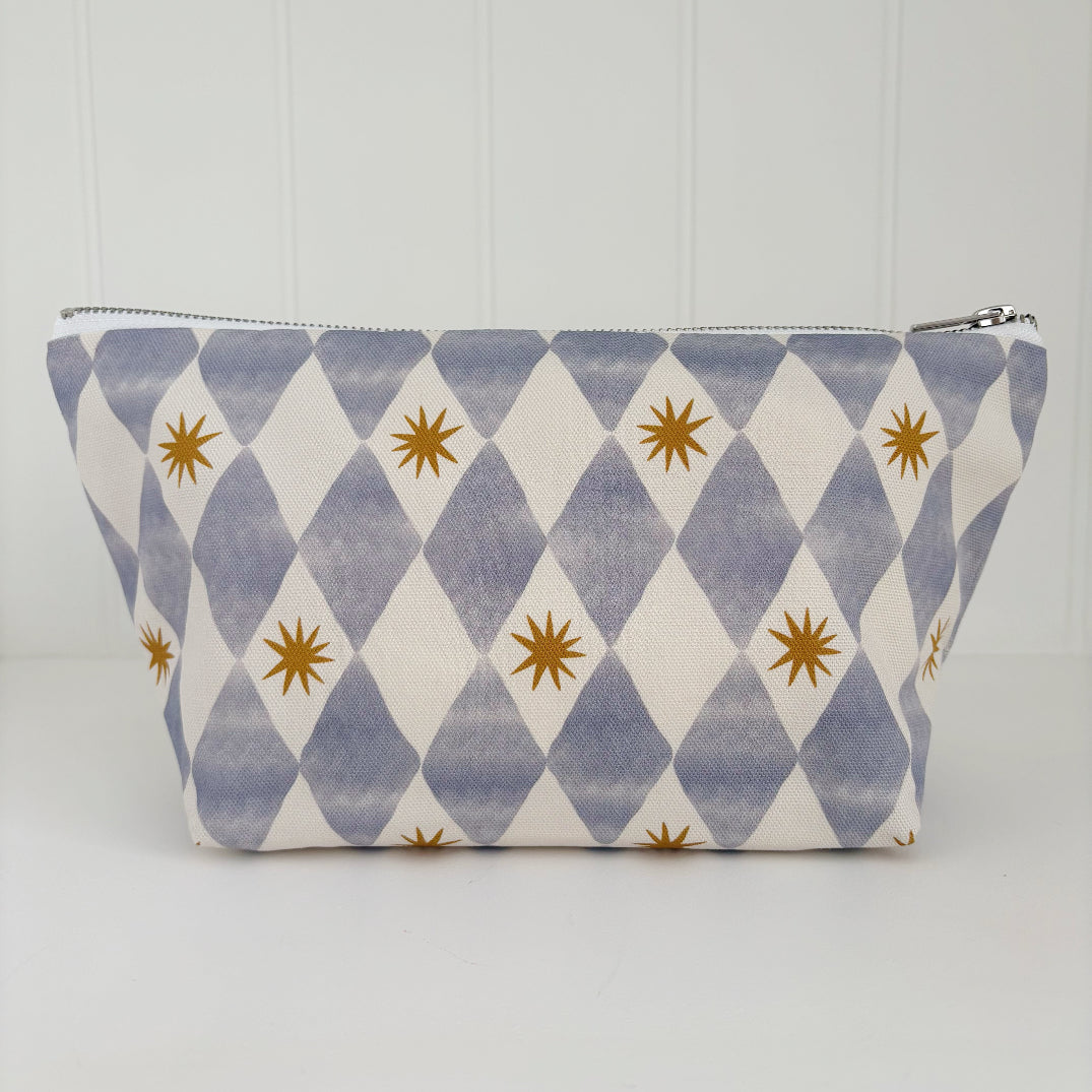 Nappy Wallet - Blue Harlequin Bobbin and Bumble