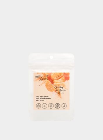 Zero Wash Hair & Body Wash, 40g  - Candied Tangerine