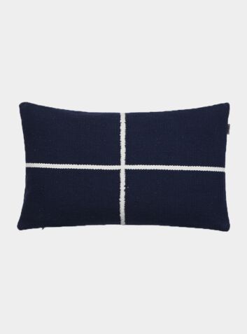 Jama-Khan Handwoven Rectangle Cushion - Blue