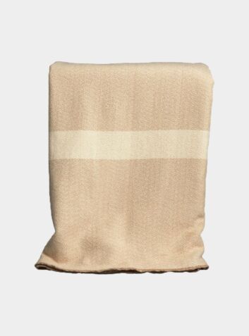 Snuggle Up Cotton Blanket - Stone