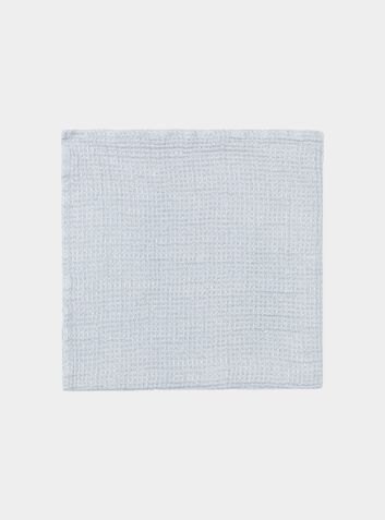 Linen Waffle Towel - Light Grey