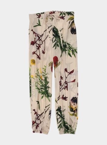 Women's FLYING FLOWER Silk Pyjama Trousers
