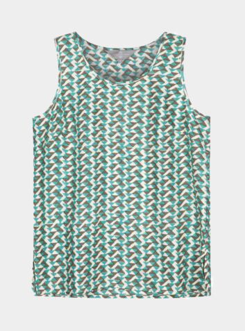 Mulberry Silk Top - Teal