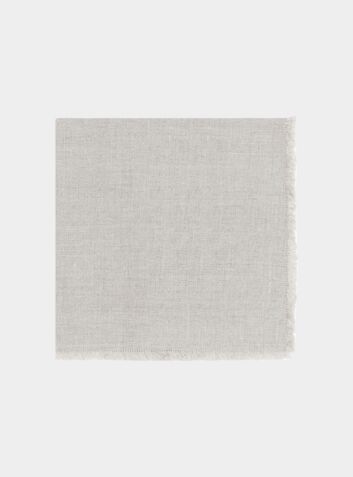 Fringed Linen Napkin - Natural (Set of Two)