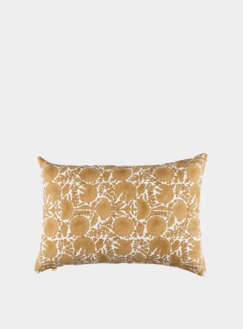 Amritsar Floral Cushion Cover - Yellow