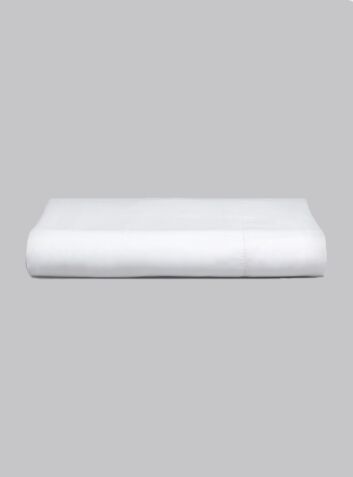 Kissen 220 Thread Count Cotton Flat Sheet - White