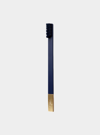 Sapphire Blue Gold Medium Toothbrush