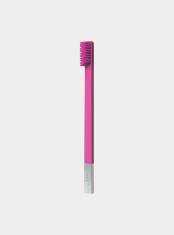 Bubblegum Pink Silver Soft Toothbrush