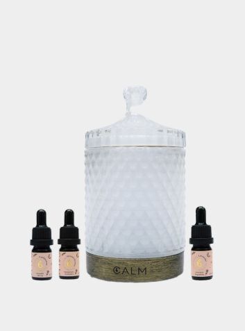 Aroma Diffuser With Our Signature Day Organic Pure Essential Oil Set