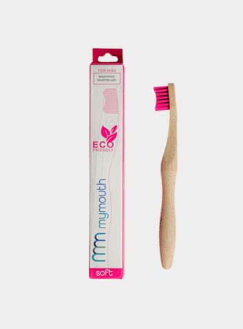 Bamboo Kids Toothbrush - Pink