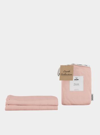 Bamboo & French Linen Pillowcases - Himalayan Pink