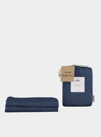 Bamboo & French Linen Pillowcases - Midnight
