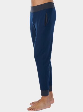 Mens Nattwell® Sleep Tech Cuff Trousers - Midnight Blue