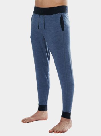 Mens Nattwarm® Sleep Tech Trousers - Blue Melange