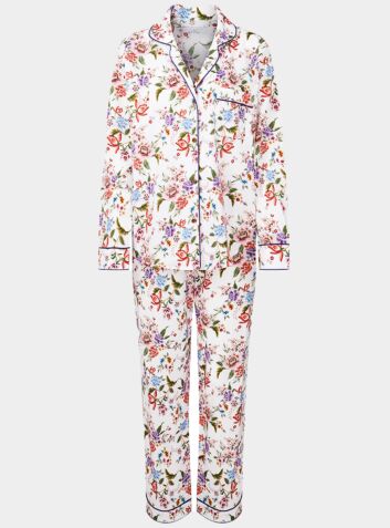 Women's Organic Cotton Pyjama Trouser Set - Bonita Flores