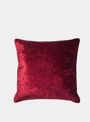 Berry & Rose Taupe Velvet Cushion