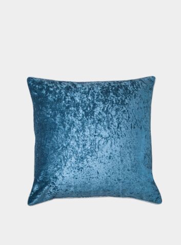 Persian Blue Velvet Cushion