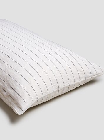 Linen Pillowcases (Pair) - Luna Stripe