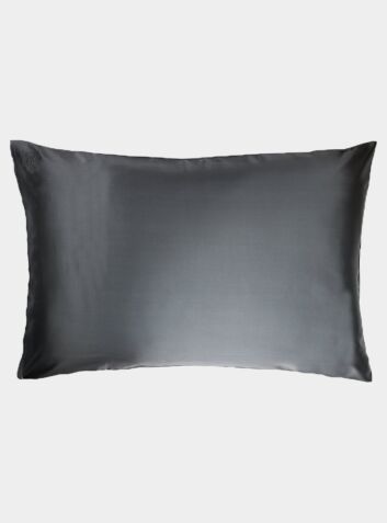 Privé Silk Pillowcase Slip - Charcoal
