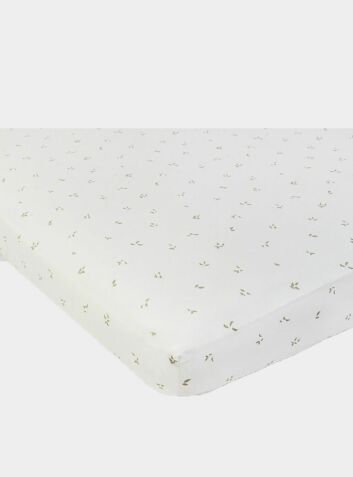 Cotbed Fitted Sheet - Nettle Scatter