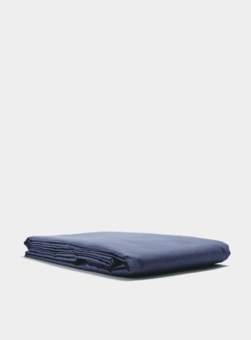 300 Thread Count Egyptian Cotton Percale Fitted Sheet - Navy