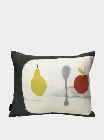 Cotton Cushion - Pear + Spoon 