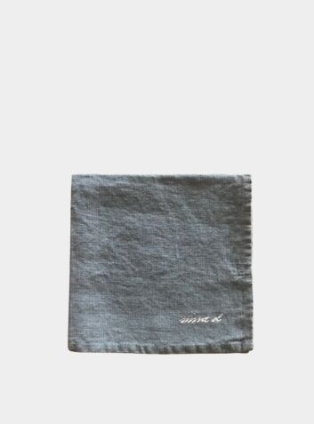 Linen Square Napkin - Dark Grey