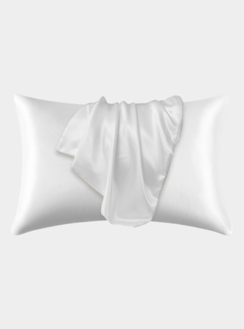 Mulberry Silk Queen Pillowcase - White