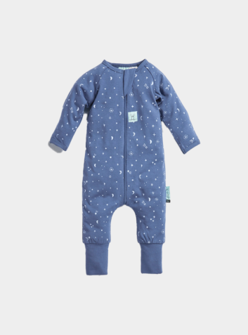 ErgoPouch - Layers Long Sleeve Babygrow - Night Sky - 0.2 TOG