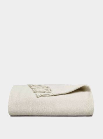 Esho Merino Wool Blanket - Natural
