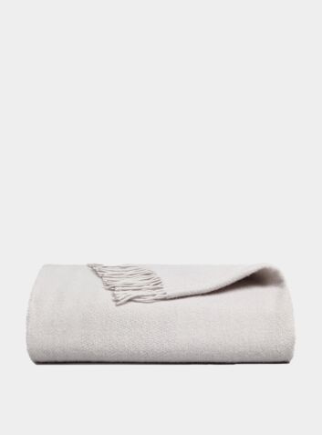 Esho Merino Wool Blanket - Stone