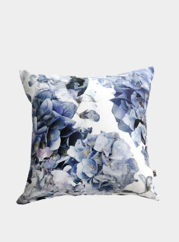 Hydrangea Cushion - Blue