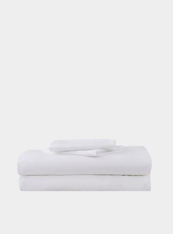 Eucalyptus Silk Bed Set - White