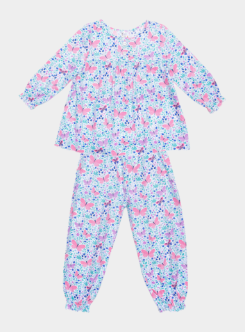 Children's Cotton Pyjama Set - Flutterby Butterfly
