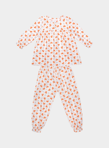 Children's Cotton Pyjama Set - Cute Fox