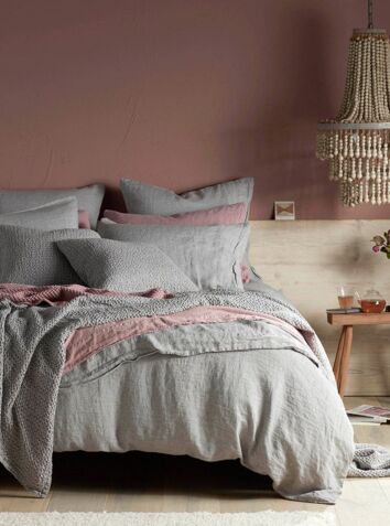 100% Linen Bed Linen - Flint Grey