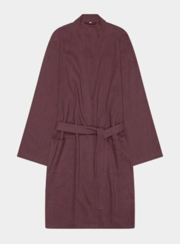 Fresh Fig Linen Robe