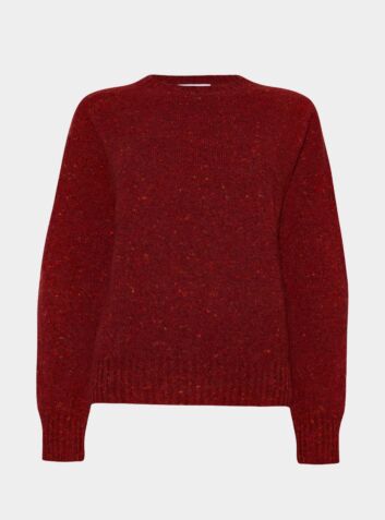 Maud Lambswool Cashmere Sweater Red