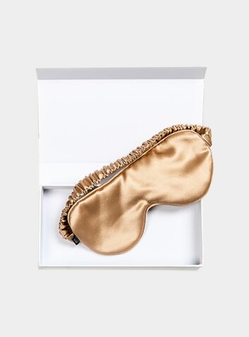 Mulberry Silk Double-sided Eye Mask - Gold