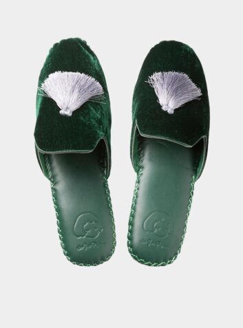 Women's Classic Handmade Slipper - Green