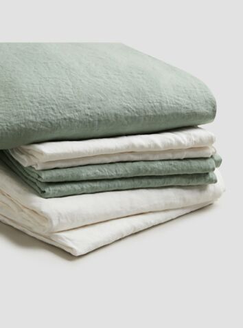 Linen Bedtime Bundle - Sage Green