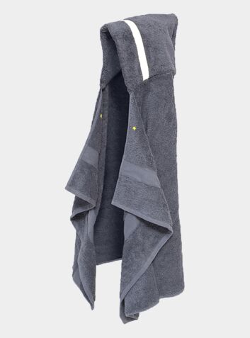 Hooded Cotton Towel - Grey