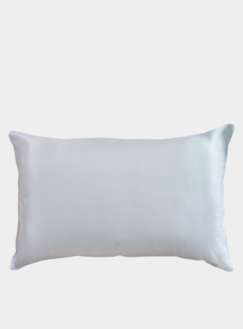 Silver Grey Silk Pillowcase