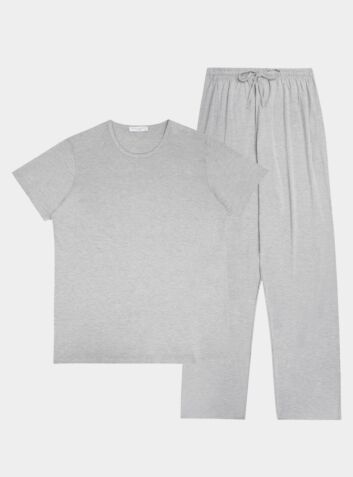 Grey Josh Bamboo Pyjama Trouser Set
