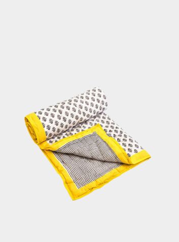 Quilted Blanket - Keya and Yellow