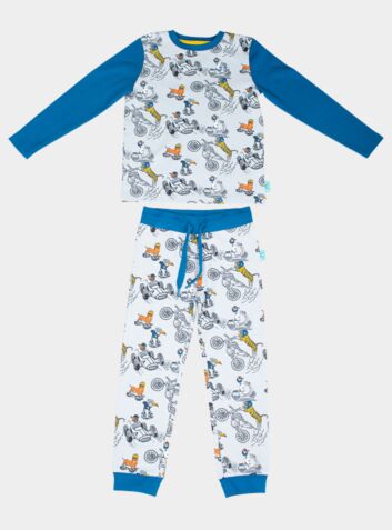 Unisex Jersey Pyjamas in Organic Cotton - Cool Driver