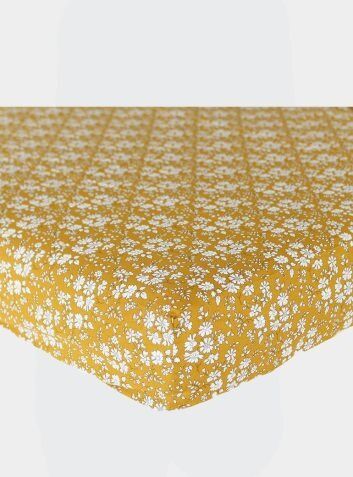 Liberty Fitted Sheet - Capel Mustard