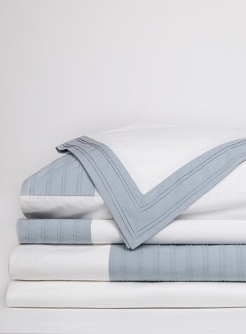 Star Gazer Organic Cotton Duvet & Pillow Set - Shoal Pleat