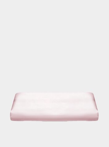 Fitted Silk Bed Sheet 22 Momme - Precious Pink
